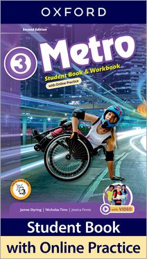 Metro Level 3 Student Book and Workbook with Online Practice
