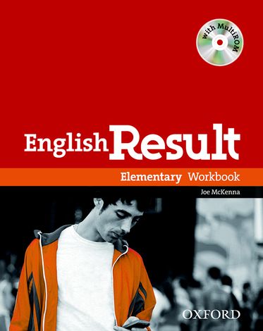 English Result Elementary Workbook with answer key booklet and MultiROM Pack
