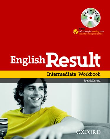 English Result Intermediate Workbook with answer key booklet and MultiROM Pack