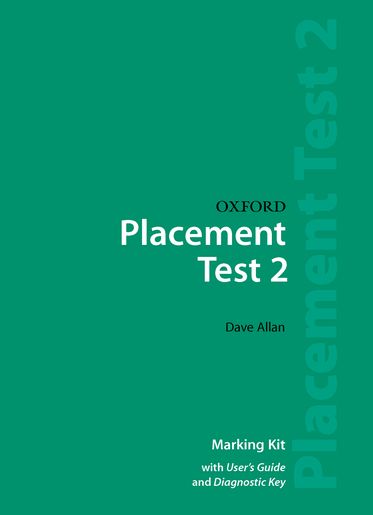 Oxford Placement Test 2 Marking Kit