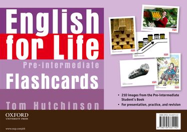English for Life Pre-intermediate Flashcards