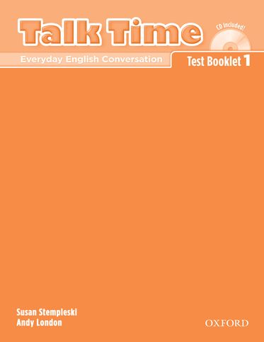 Talk Time 1 Test Booklet with Audio CD