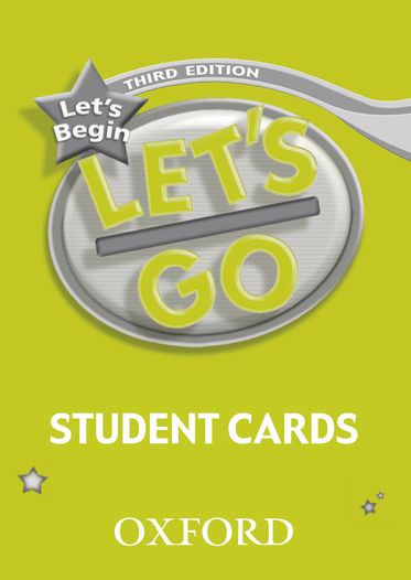 Let's Begin Teacher's Cards Student Cards