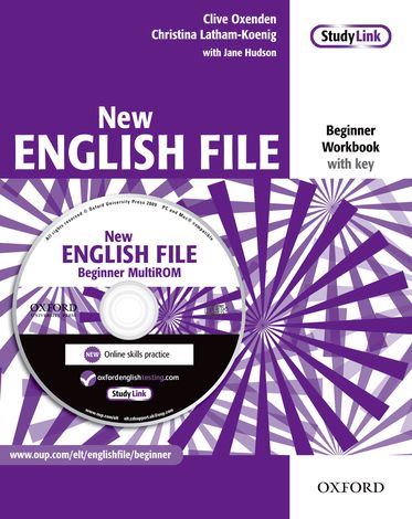New English File Beginner Workbook with Answers and Multirom Pack