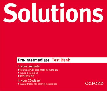 Solutions Pre-Intermediate Test Bank MultiROM
