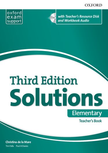 Solutions: Elementary Essentials Teacher's Book and Resource Disc Pack