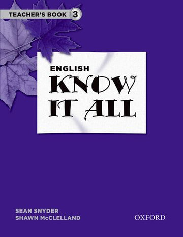 English Know It All Teacher's Book 3