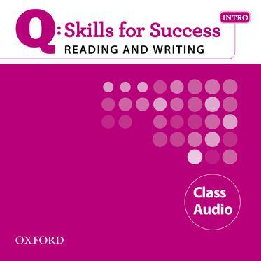 Q Reading and Writing Intro Class Audio CD