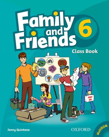 Family and Friends 6 Classbook and MultiROM Pack
