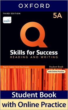 Q Skills for Success Level 5 Reading and Writing Split Student Book A