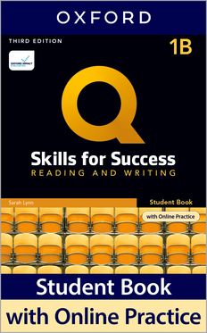 Q Skills for Success Level 1 Reading and Writing Split Student Book B