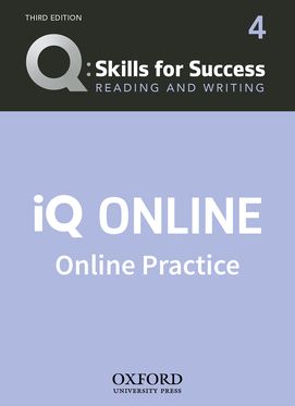 Q Skills for Success Level 4 Reading and Writing iQ Online Practice
