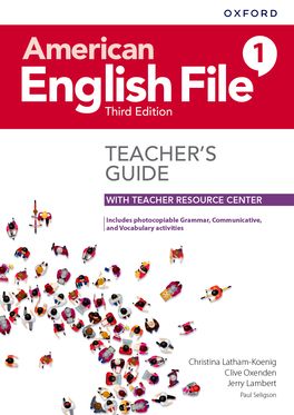 American English File Level 1 Teacher's Guide with Teacher Resource Center