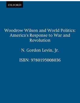 Woodrow Wilson and World Politics