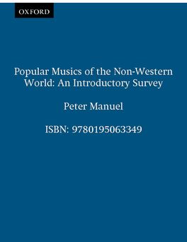 Popular Musics of the Non-Western World