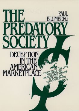 The Predatory Society