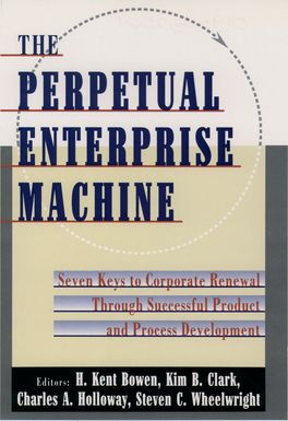 The Perpetual Enterprise Machine: Seven Keys to Corporate Renewal Through