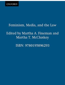 Feminism, Media, and the Law