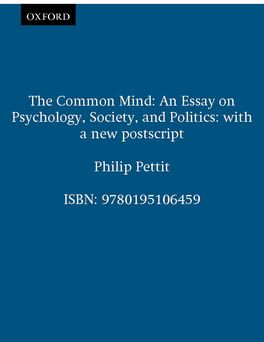 Common Mind, The