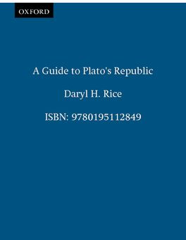 A Guide to Plato's Republic