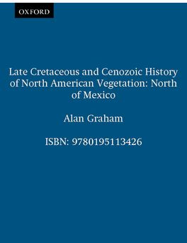 Late Cretaceous and Cenozoic History of North American Vegetation
