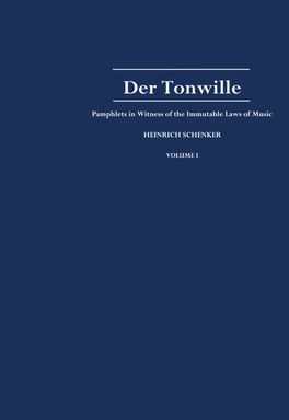 Der Tonwille: Volume 1