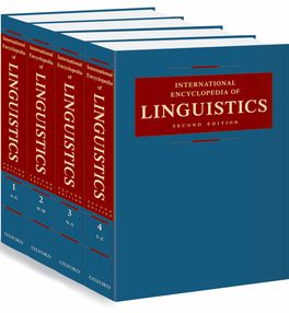 International Encyclopedia of Linguistics, Four Volumes