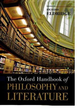 Oxford Handbook of Philosophy and Literature, The