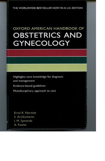 Oxford American Handbook of Obstetrics and Gynecology