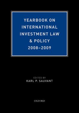 Yearbook on International Investment Law and Policy, 2008-2009