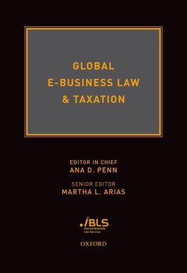 Global E-Business Law and Taxation