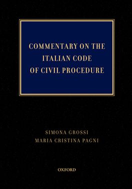 Commentary on the Italian Code of Civil Procedure