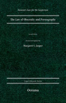 Law of Obscenity and Pornography, The