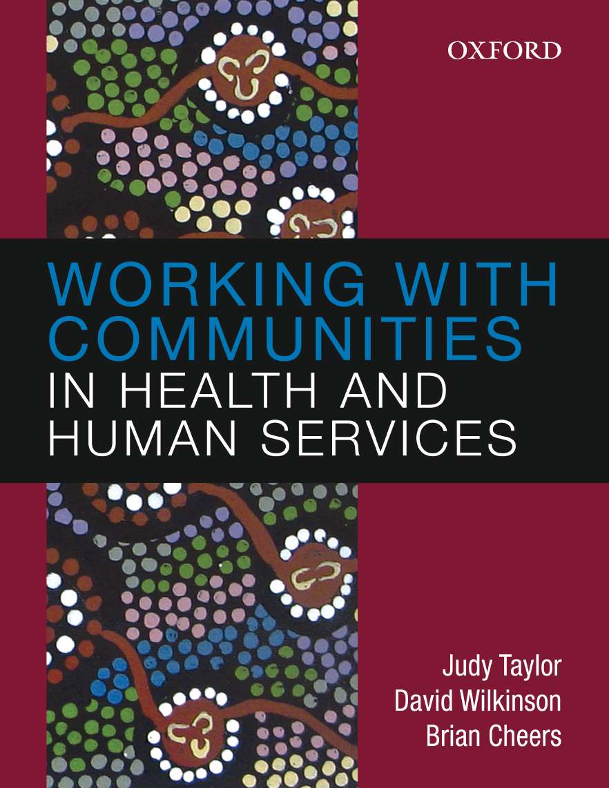 Working with Communities in Health and Human Services