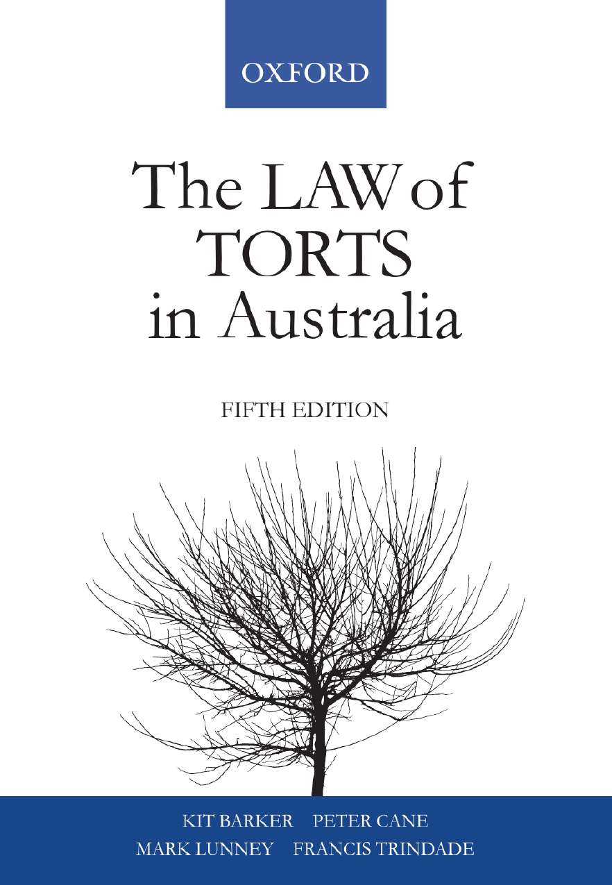 Law Of Torts In Australia, The