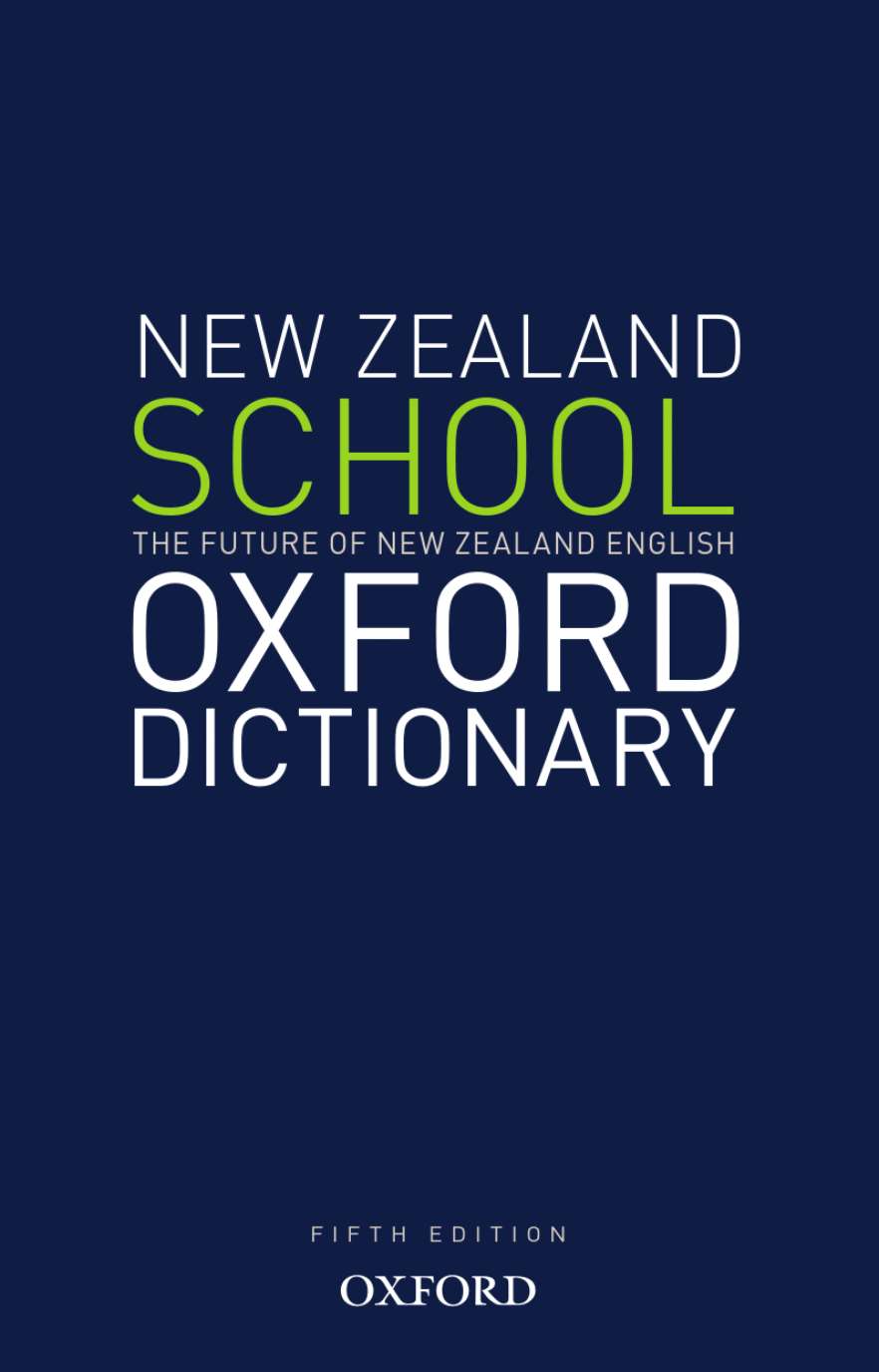 New Zealand Oxford School Dictionary, The