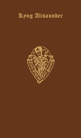 Kyng Alisaunder, Volume 1: Text