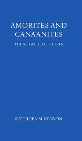Amorites and Canaanites