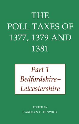 Poll Taxes of 1337, 1379 & 1381