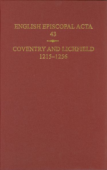English Episcopal Acta, 43