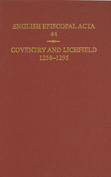 English Episcopal Acta, 44