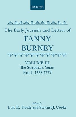 The Early Journals and Letters of Fanny Burney, Volume III