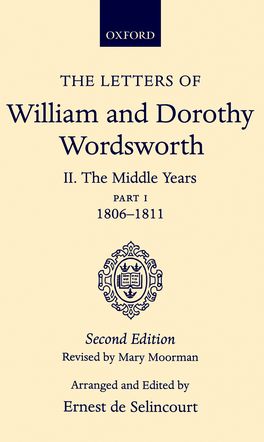 The Letters of William and Dorothy Wordsworth: Volume II