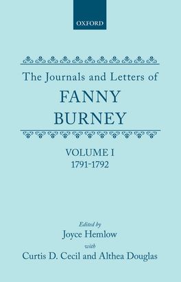 The Journals and Letters of Fanny Burney, Volume I