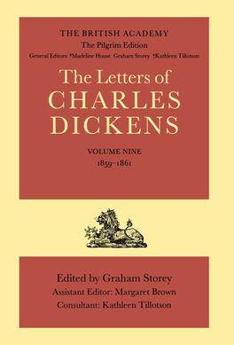 Letters of Charles Dickens: Volume 9, The