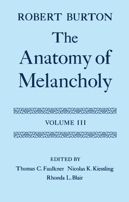 Anatomy of Melancholy, Volume III, The