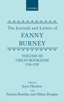 The Journals and Letters of Fanny Burney, Volume III