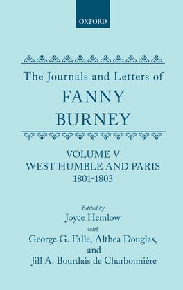 The Journals and Letters of Fanny Burney, Volume V