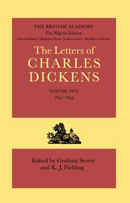 The Pilgrim Edition of the Letters of Charles Dickens: Volume 5