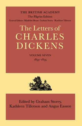 The Pilgrim Edition of the Letters of Charles Dickens: Volume 7